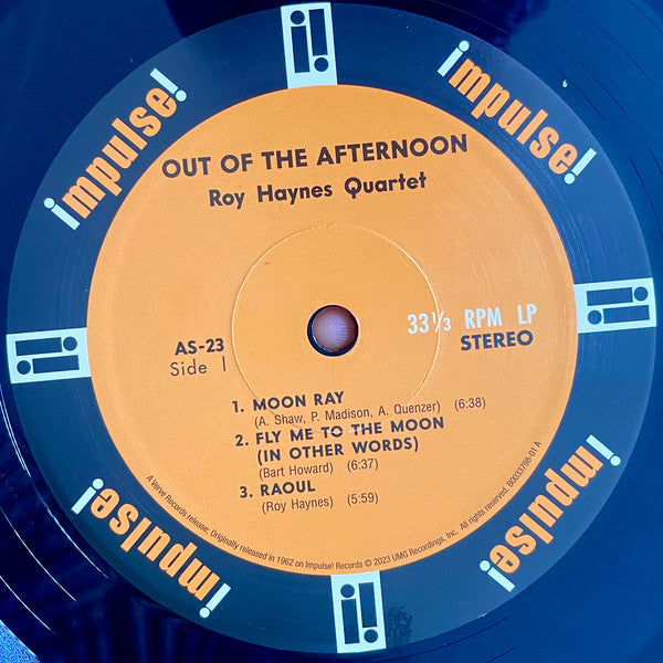 Roy Haynes Quartet ~ Out Of The Afternoon (Vinyl) - Djungel & Jazz