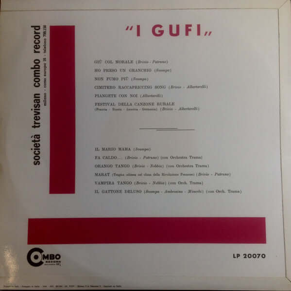 I Gufi ~ I Gufi (Vinyl) - Djungel & Jazz