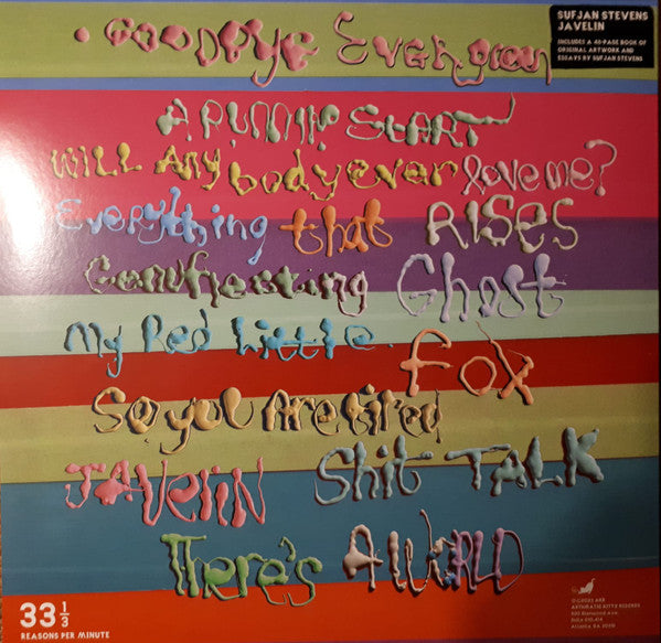 Sufjan Stevens ~ Javelin (Vinyl) - Djungel & Jazz