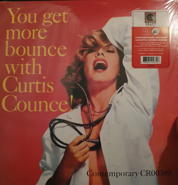 The Curtis Counce Group : You Get More Bounce With Curtis Counce! (LP, Album, RE, 180)