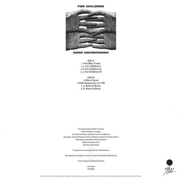 Eero Koivistoinen ~ For Children (Vinyl) - Djungel & Jazz