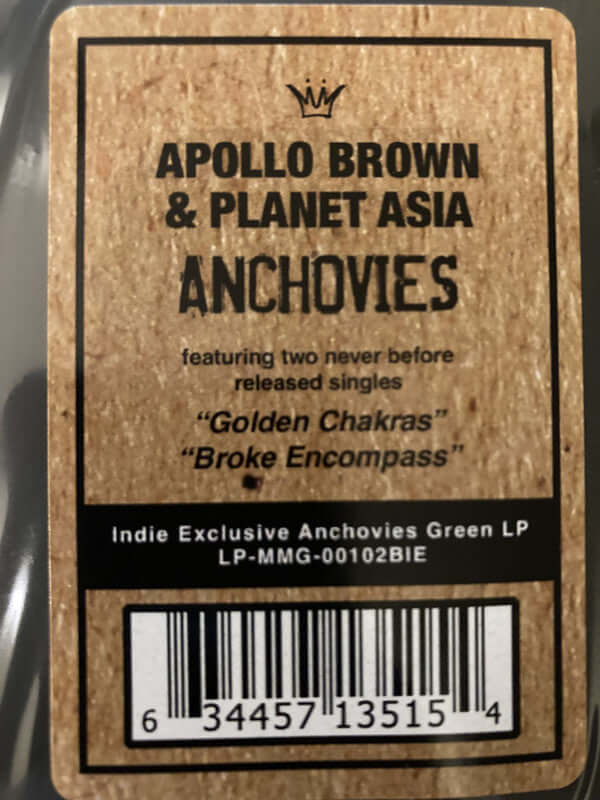 Apollo Brown & Planet Asia : Anchovies (LP, Album, Ltd, RP, Gre)