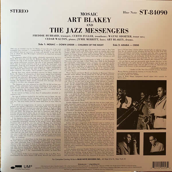 Art Blakey & The Jazz Messengers ~ Mosaic (Vinyl) - Djungel & Jazz