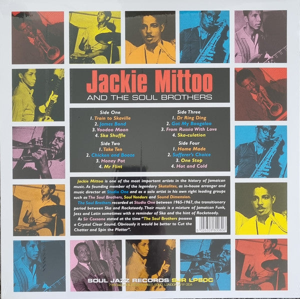 Jackie Mittoo And The Soul Brothers : Last Train To Skaville (2xLP, Comp, RE, Tra)