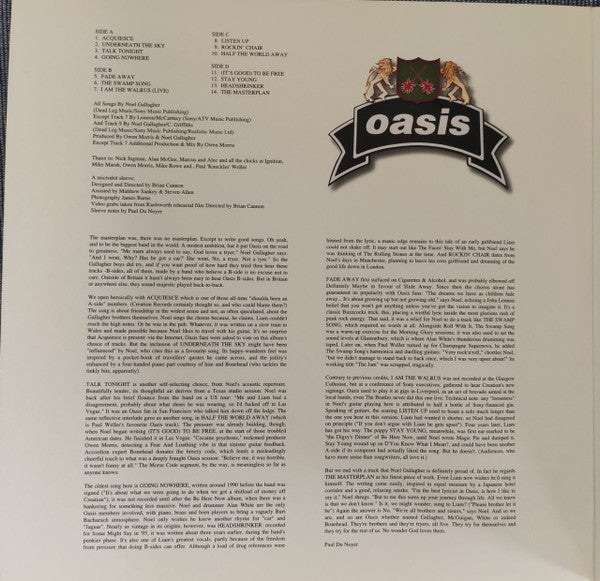 Oasis  ~ The Masterplan (Vinyl) - Djungel & Jazz