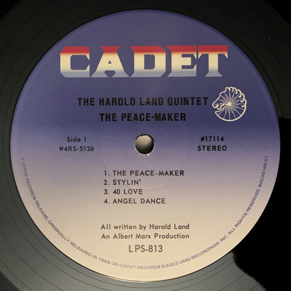 Harold Land Quintet ~ The Peace-Maker (Vinyl) - Djungel & Jazz