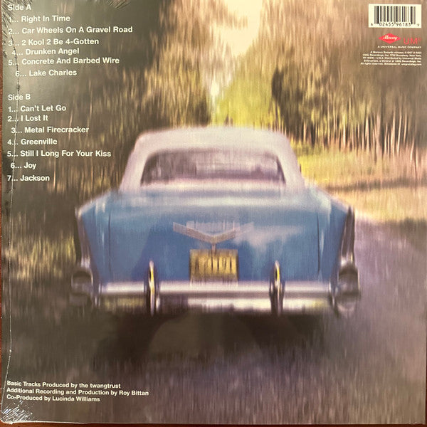 Lucinda Williams ~ Car Wheels On A Gravel Road (Vinyl) - Djungel & Jazz