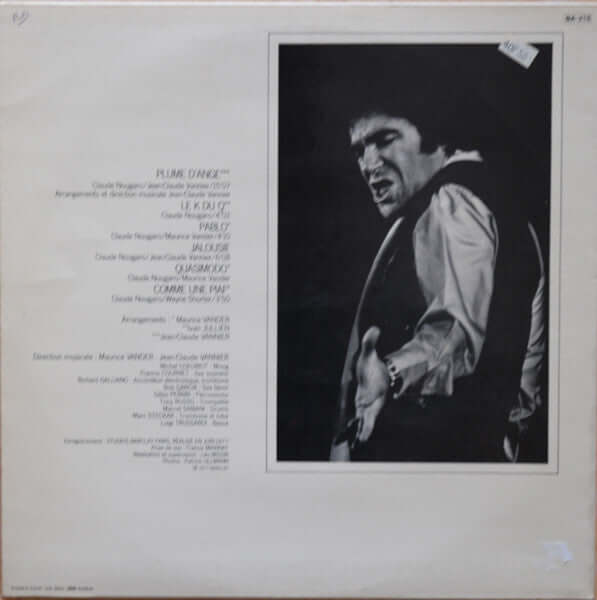 Claude Nougaro ~ Plume D'Ange (Vinyl) - Djungel & Jazz
