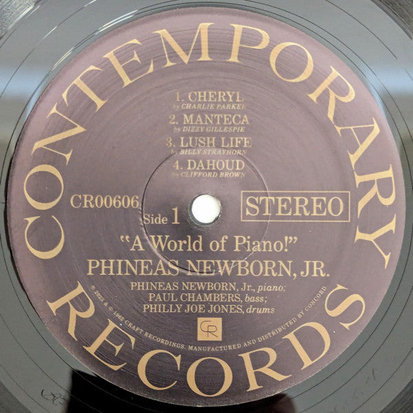 Phineas Newborn Jr. ~ A World Of Piano! (Vinyl) - Djungel & Jazz