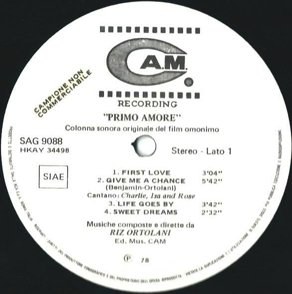 Riz Ortolani ~ Primo Amore (Vinyl) - Djungel & Jazz