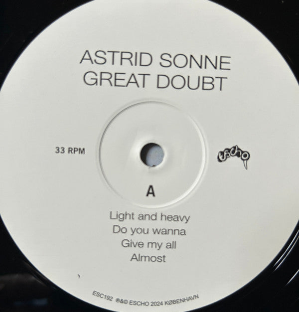 Astrid Sonne : Great Doubt (LP)