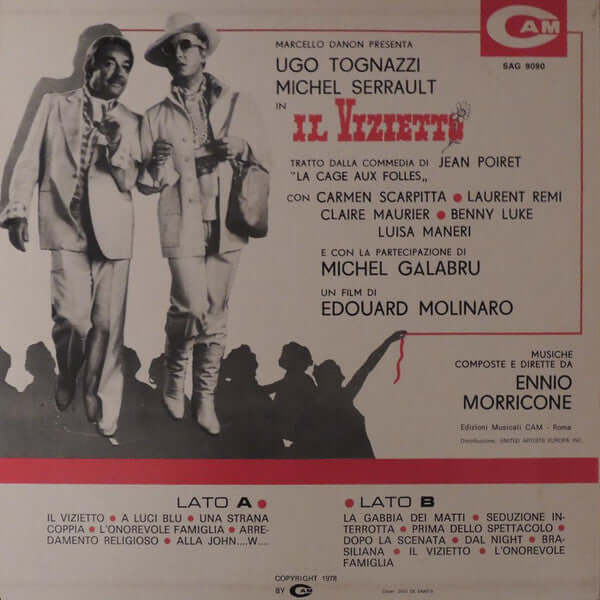 Ennio Morricone ~ Il Vizietto (Colonna Sonora Originale Del Film) (Vinyl) - Djungel & Jazz