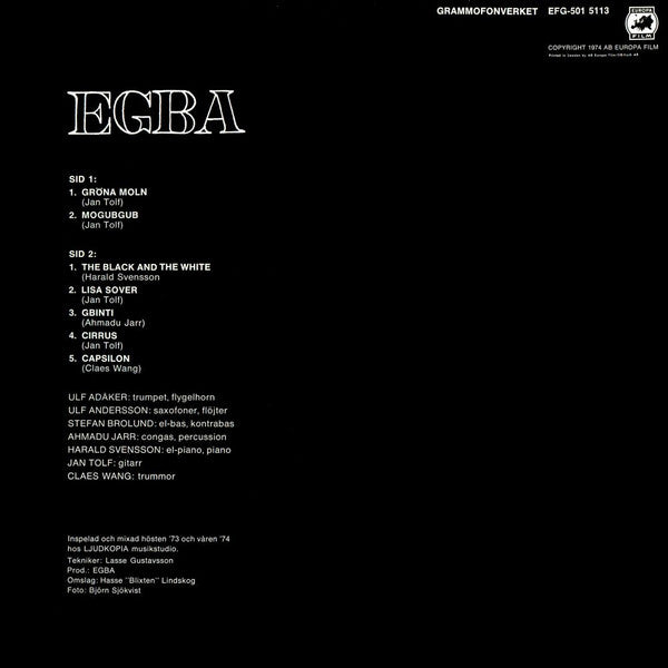 EGBA : EGBA (LP, Album)