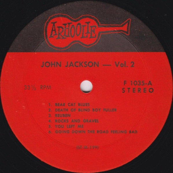 John Jackson (4) : Vol. 2: More Blues And Country Dance Tunes From Virginia (LP, Album, RE)