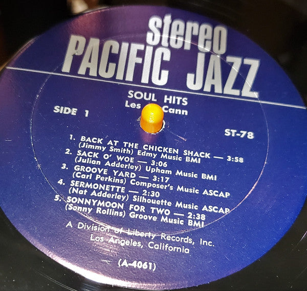 Les McCann ~ Soul Hits (Vinyl) - Djungel & Jazz