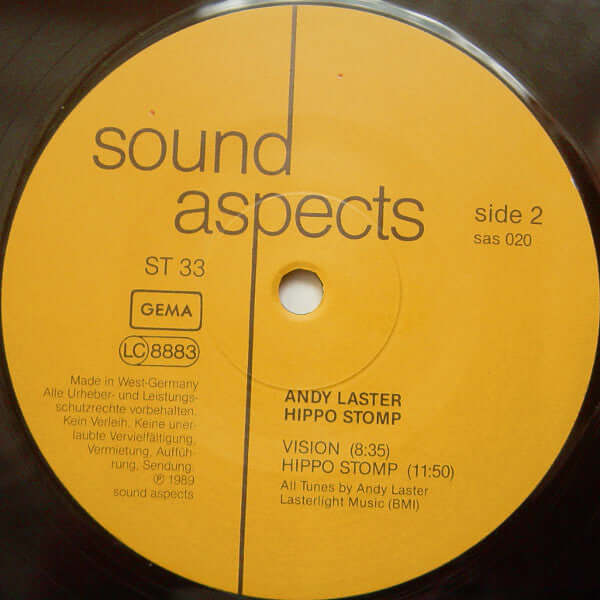 Andy Laster ~ Hippo Stomp (Vinyl) - Djungel & Jazz