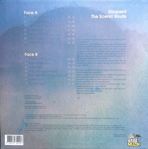 Elaquent : The Scenic Route (LP, Album, Ltd)