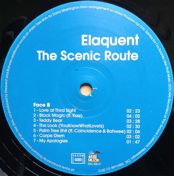Elaquent : The Scenic Route (LP, Album, Ltd)