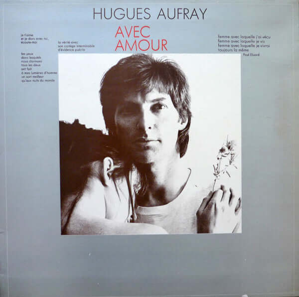 Hugues Aufray : Avec Amour (LP, Album, Gat)