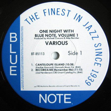 Various ~ One Night With Blue Note (Vinyl) - Djungel & Jazz