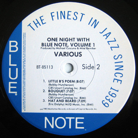 Various ~ One Night With Blue Note (Vinyl) - Djungel & Jazz