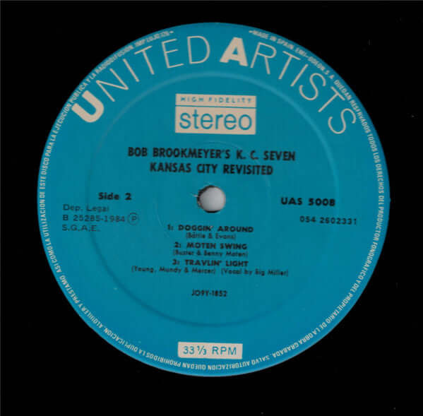 Bob Brookmeyer : Kansas City Revisited (LP, Album, RE)