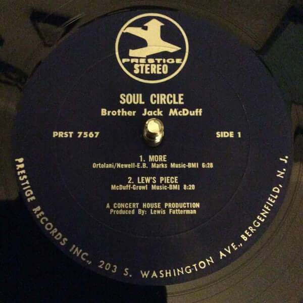 Brother Jack McDuff : Soul Circle (LP, Album)