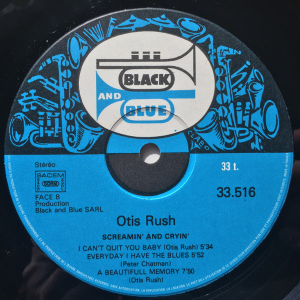 Otis Rush : Screamin' And Cryin' (LP, Album)
