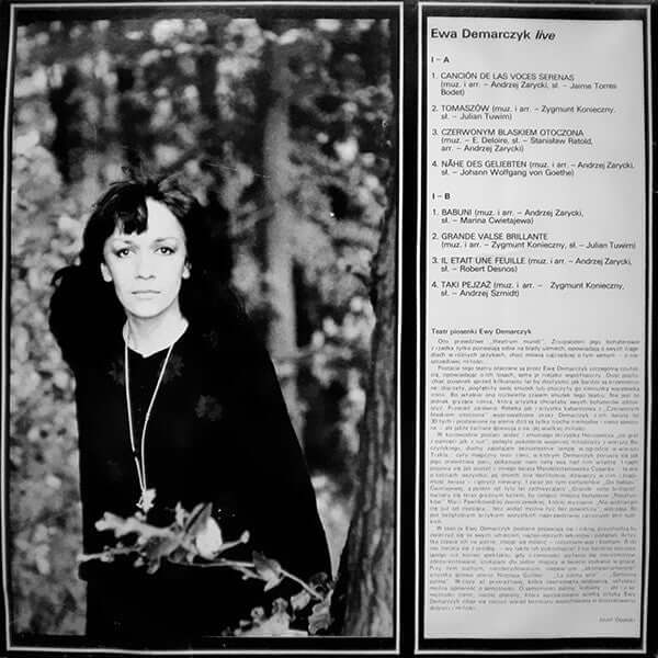 Ewa Demarczyk : Live (2xLP, Album, Gat)