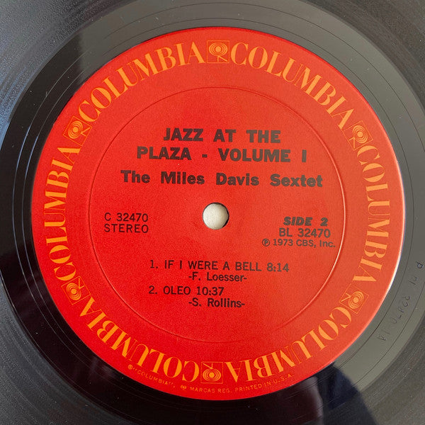 The Miles Davis Sextet : Jazz At The Plaza Vol. 1 (LP, Pit)