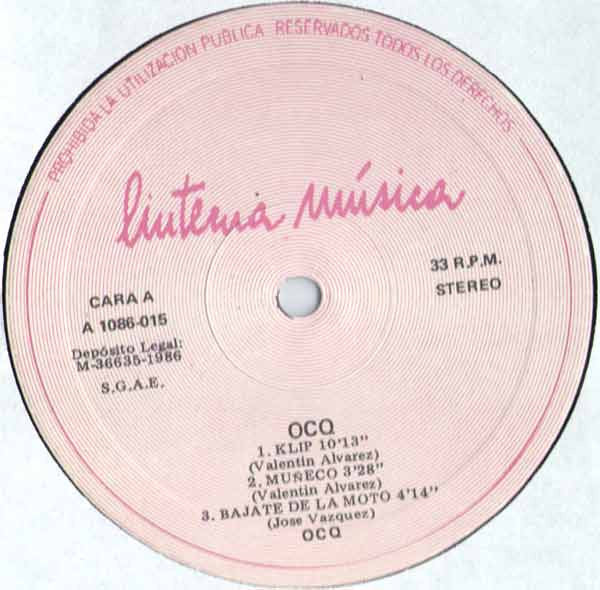 OCQ ~ OCQ (Vinyl) - Djungel & Jazz