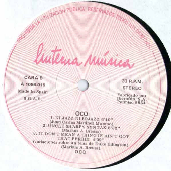 OCQ ~ OCQ (Vinyl) - Djungel & Jazz