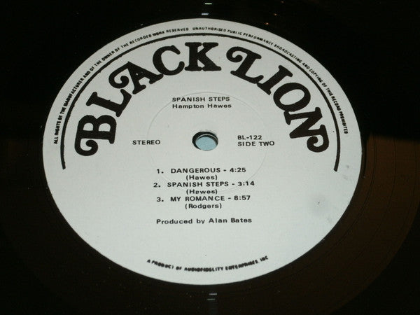 Hampton Hawes ~ Spanish Steps (Vinyl) - Djungel & Jazz