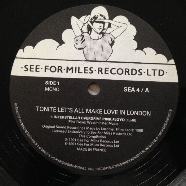 Pink Floyd : Tonite Let's All Make Love In London ... Plus (LP, Mono, Smplr)