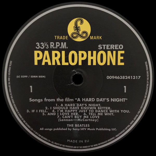The Beatles ~ A Hard Day's Night (Vinyl) - Djungel & Jazz