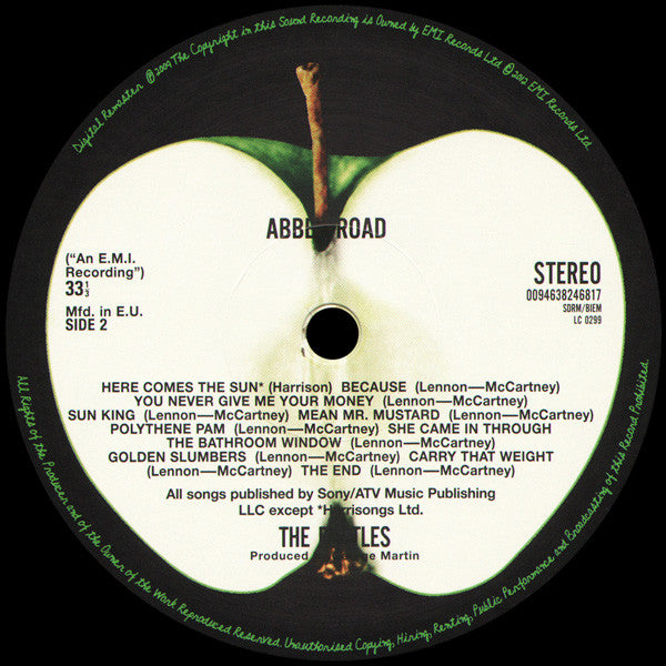 The Beatles : Abbey Road (LP, Album, RE, RM, 180)