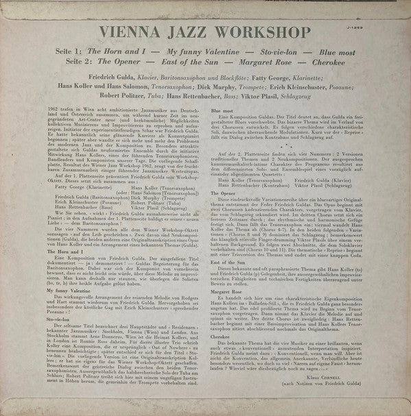 Vienna Jazz Workshop : Vienna Jazz Workshop (LP, Album)