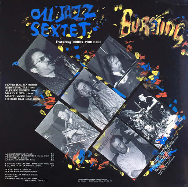 011 Jazz Sextet Featuring Bobby Porcelli ~ Bursting (Vinyl) - Djungel & Jazz