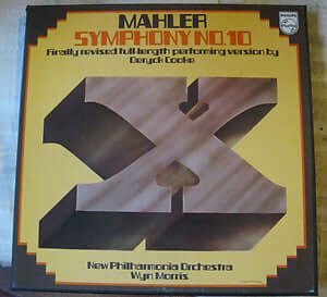 Gustav Mahler, Deryck Cooke, New Philharmonia Orchestra, Wyn Morris : Symphony No. 10 (2xLP + Box)