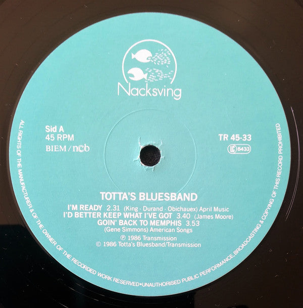 Totta's Bluesband : Totta's Bluesband (12", MiniAlbum)