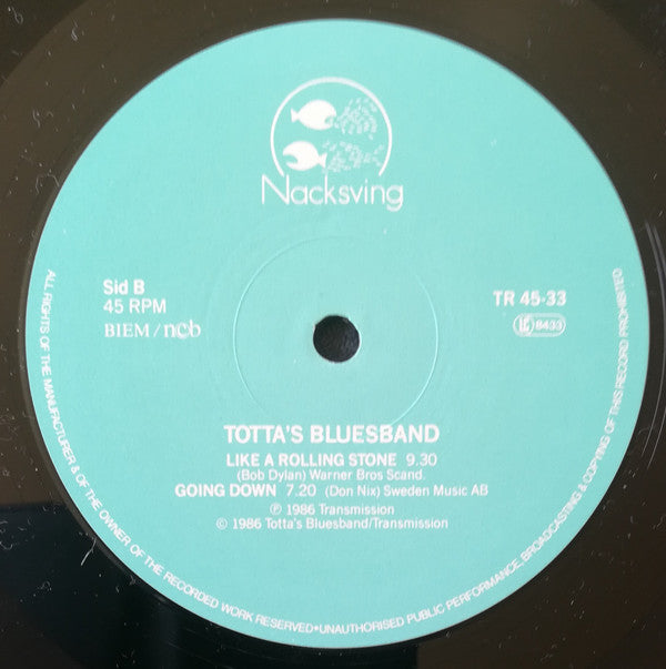Totta's Bluesband : Totta's Bluesband (12", MiniAlbum)