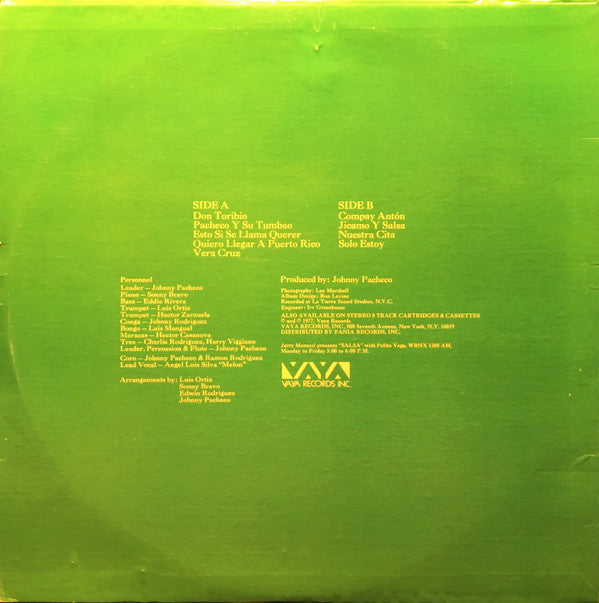 Pacheco y Melón : Llego Melon (LP, Album)