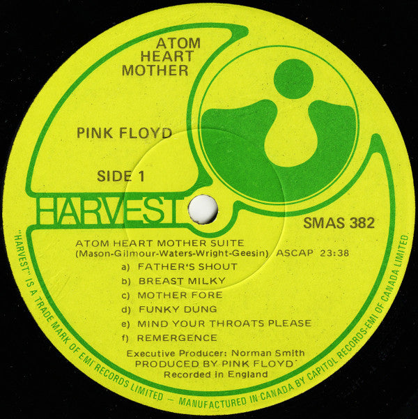 Pink Floyd : Atom Heart Mother (LP, Album, RP, Gat)