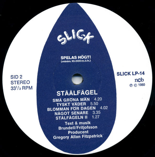 Ståålfågel : Ståålfågel (LP)