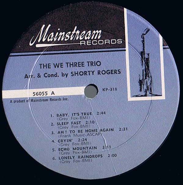 The We Three Trio ~ The We Three Trio (Vinyl) - Djungel & Jazz