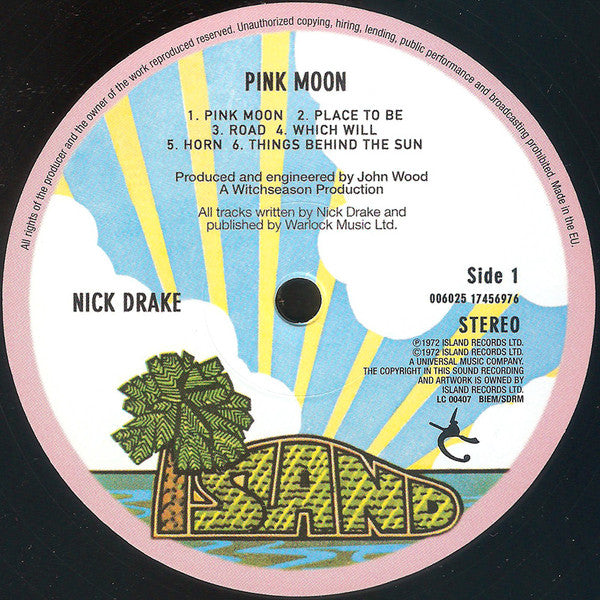 Nick Drake ~ Pink Moon (Vinyl) - Djungel & Jazz