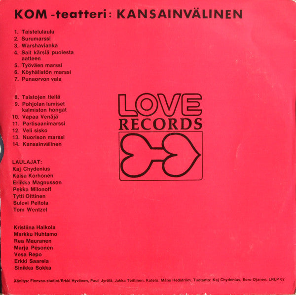 KOM-Teatteri ~ Kansainvälinen (Vinyl) - Djungel & Jazz