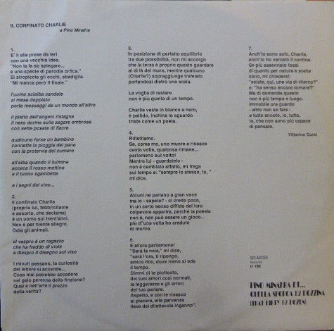 Pino Minafra, Carlo Actis Dato, Antonello Salis, Bruno Tommaso, Lelio Giannetto, Vincenzo Mazzone, Vittorino Curci ~ Pino Minafra Et... Quella Sporca 1/2 Dozzina (Vinyl) - Djungel & Jazz