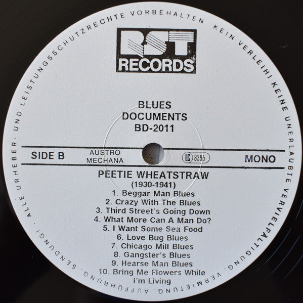 Peetie Wheatstraw : The Devil's Son In Law (1930-1941) (LP, Comp, Mono, RM)