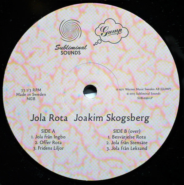 Joakim Skogsberg ~ Jola Rota (Vinyl) - Djungel & Jazz